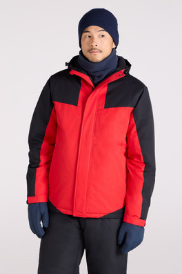 Dusk III Mens Ski Jacket - Active Red