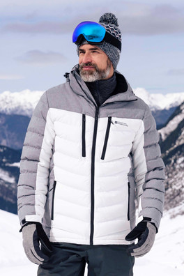 Vulcan III Mens Ski Jacket - White