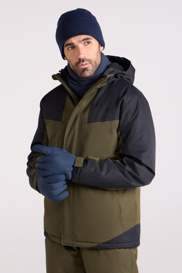 Dusk III Mens Ski Jacket - Dark Khaki