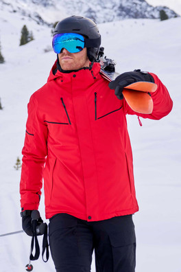 Galactic III Extreme Waterproof Mens Ski Jacket - Red