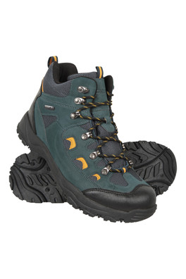 Adventurer Mens Waterproof Hiking Boots - Blue