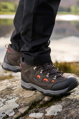 Adventurer Mens Waterproof Hiking Boots - Brown