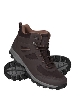 Mcleod Wide Fit Walking Boots - Dark Brown