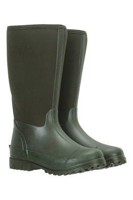 Mucker Womens Neoprene Long Boots - Khaki
