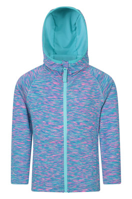 Kayleigh II Kids Stripe Hoodie - Blue