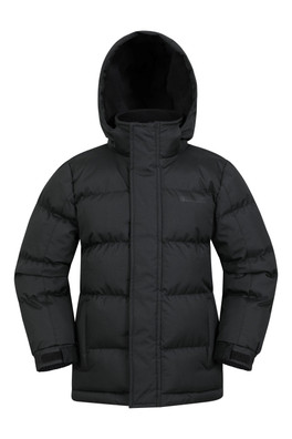 Snow II Kids Water Resistant Padded Jacket - Jet Black