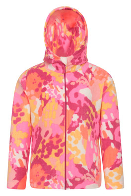 Endeavour II Printed Kids Hoodie - Coral