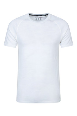 Summit II Mens Baselayer T-Shirt - White