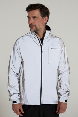 Adrenaline Mens Iso-Viz Waterproof Jacket - Silver