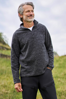 Snowdon II Mens Fleece - Charcoal