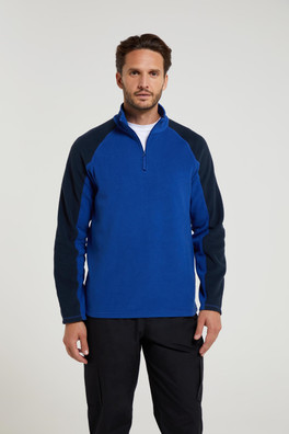 Ashbourne II Mens Half-Zip Fleece - Cobalt