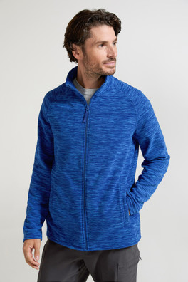 Snowdon II Mens Full-Zip Fleece Jacket - Cobalt