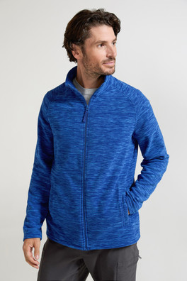 Snowdon II Mens Full-Zip Fleece Jacket - Cobalt