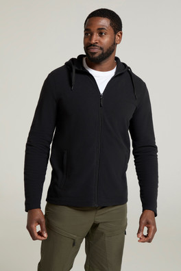 Camber Mens Fleece Hoodie - Black