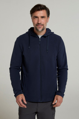 Camber Mens Fleece Hoodie - Blue