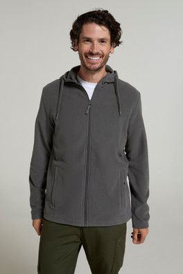 Camber Mens Fleece Hoodie - Dark Grey