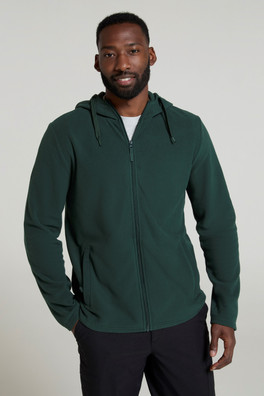 Camber Mens Fleece Hoodie - Dark Green