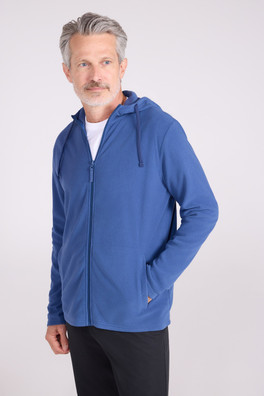 Camber Mens Fleece Hoodie - Light Blue