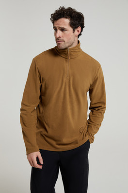 Camber II Mens Half-Zip Fleece - Mustard