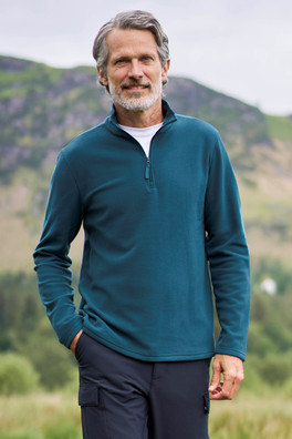Camber II Mens Half-Zip Fleece - Petrol