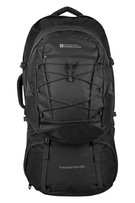 Traveller 60L 20L Backpack - Black