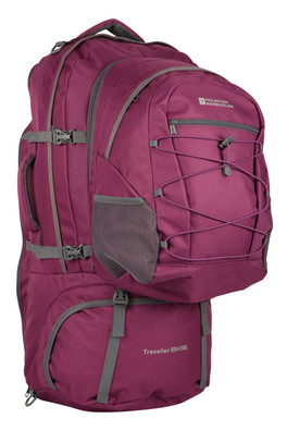 Traveller 60L 20L Backpack - Purple