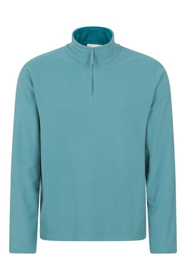 Camber II Mens Half-Zip Fleece - Bright Blue