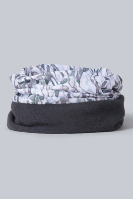 Frosted Mens Neck Gaiter - White