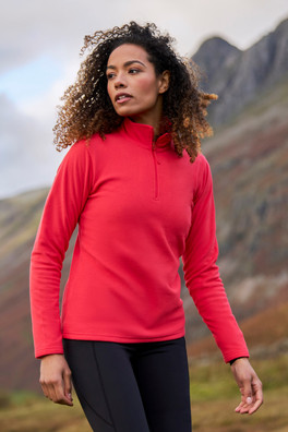 Camber II Womens Fleece - Active Red