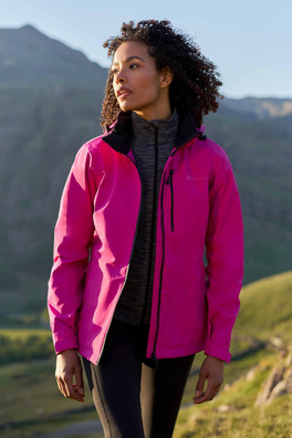 Rainforest II Extreme Womens Waterproof Jacket - Bright Pink