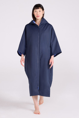 Coastline Womens Water-Resistant Changing Robe - Navy