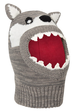 Character Kids Fleece Lined Balaclava - Light Grey