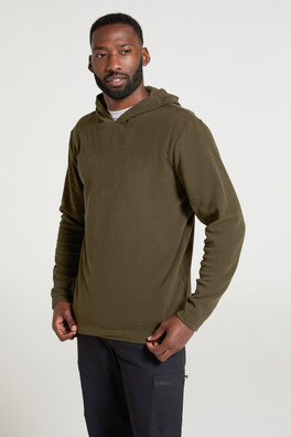 Mountain Essentials Mens Fleece Hoodie - Khaki