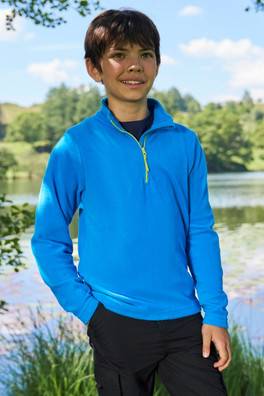 Camber II Kids Half-Zip Fleece - Cobalt
