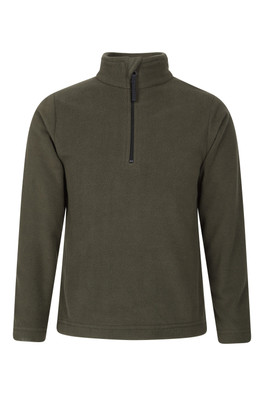 Camber II Kids Half-Zip Fleece - Khaki