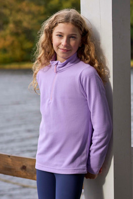 Camber II Kids Half-Zip Fleece - Lilac