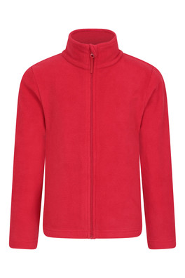 Camber II Kids Full-Zip Fleece - Dark Red