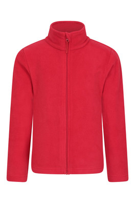 Camber II Kids Full-Zip Fleece - Dark Red