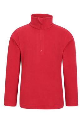 Camber II Kids Half-Zip Fleece - Red