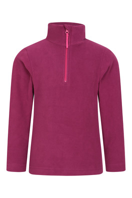Camber II Kids Half-Zip Fleece - Berry