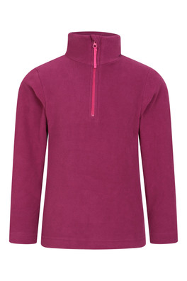 Camber II Kids Half-Zip Fleece - Berry