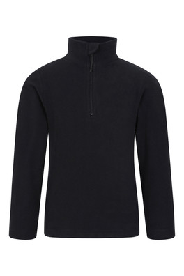 Camber II Kids Half-Zip Fleece - Jet Black