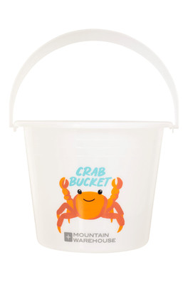 Large Crabbing Bucket - White