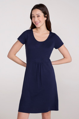 Mountain Essentials Lora Womens Skater Dress - Dark Blue