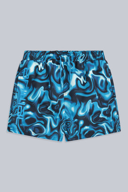 Jed Kids Printed Boardshorts - Dark Blue