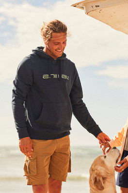 Driver Mens Logo Hoodie - Navy