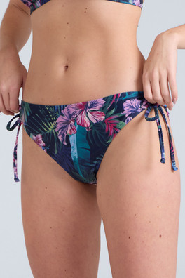 Iona Womens Tie Side Bikini Bottoms - Dark Blue
