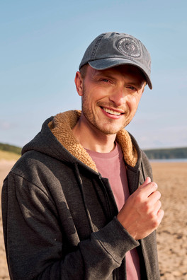 Luca Patch Cap - Navy