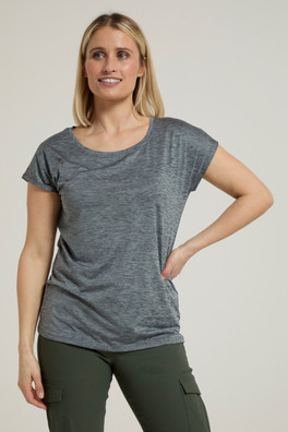 Panna II Womens UV Loose T-Shirt - Grey