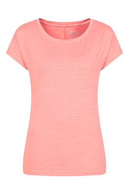 Panna II Womens UV Loose T-Shirt - Coral